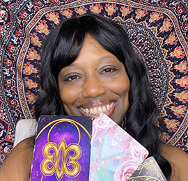 Tamryn Bavita - Pin 700296- specialises in psychic, clairvoyant, medium, angel-cards readings